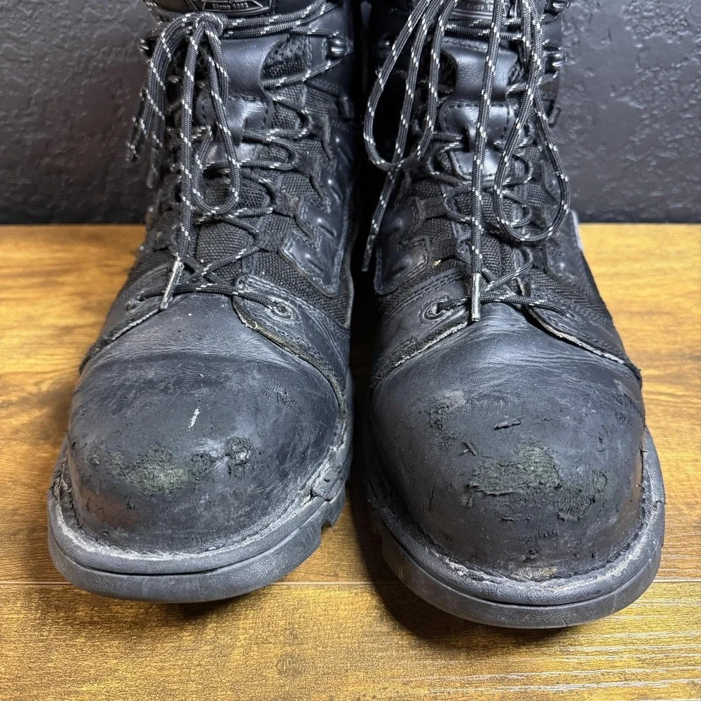 Thorogood Gen-Flex2 804-6447 Black Leather Tactical‎ Work Boots Mens 13W